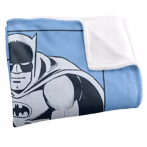 LOGOVISION Batman Robin Kanji Super Soft Fleece Throw Blanket, Multicolour, W: 152 cm, D: 127 cm – 2