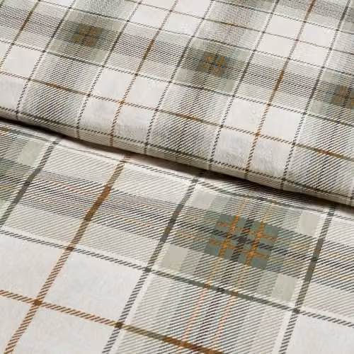 Catherine Lansfield Brushed Troon Check Single Duvet Cover and Pillowcase Set, Green, W/D/H: 135 x 200 cm and 50 x 75 cm – 3