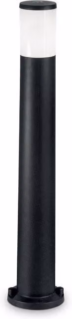 Netlighting Amelia Black Outdoor Bollard Light with E27 Socket and IP55 Rating
