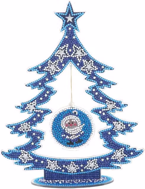 Syntego Christmas Tree Diamond Painting Kit for Adults in Multicolour