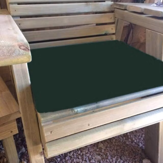 Churnet Valley Garden Furniture Ltd Waterproof Single Green Outdoor Seat Cushion