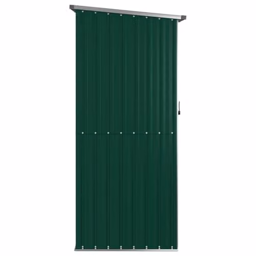 vidaXL Green Galvanised Steel Garden Shed W/D/H: 118.5 x 97 x 209.5 cm – 6