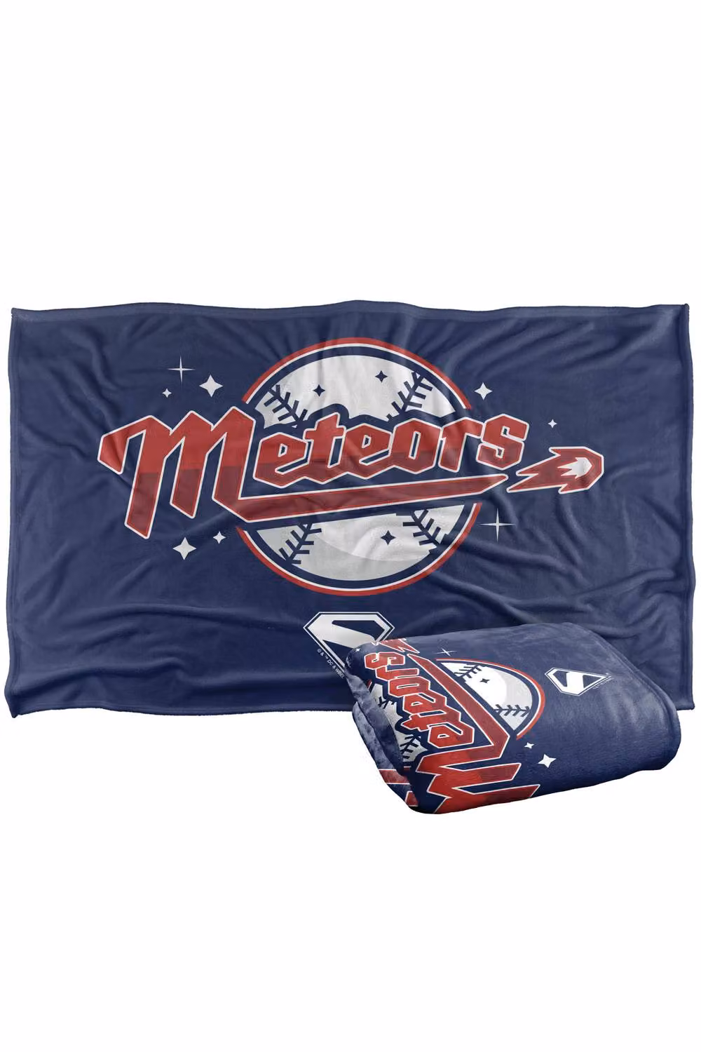 Warner Bros. Superman 2025 Meteors Logo Super Soft Fleece Throw Blanket, Multicolour, W: 127.0 cm x L: 152.4 cm – 7
