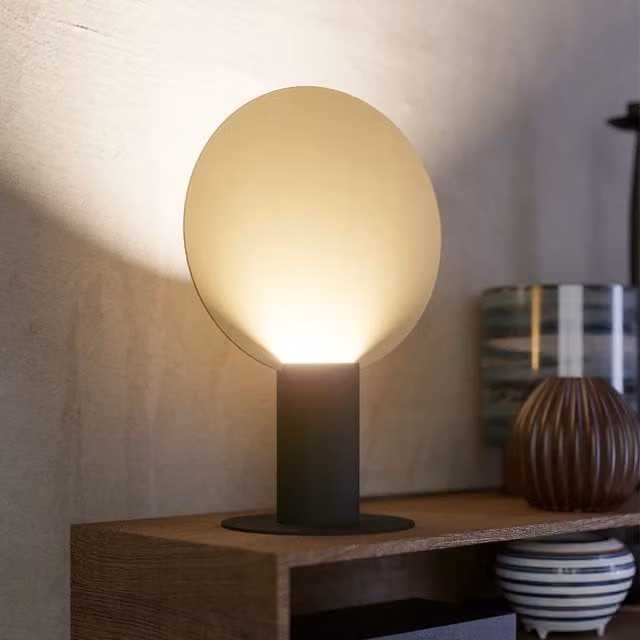 Eglo Sarona Modern Table Lamp in Black and Gold/Brass