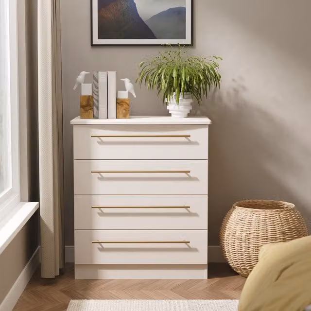 Haworth Ready Assembled 4 Drawer Chest in Kashmir Matt