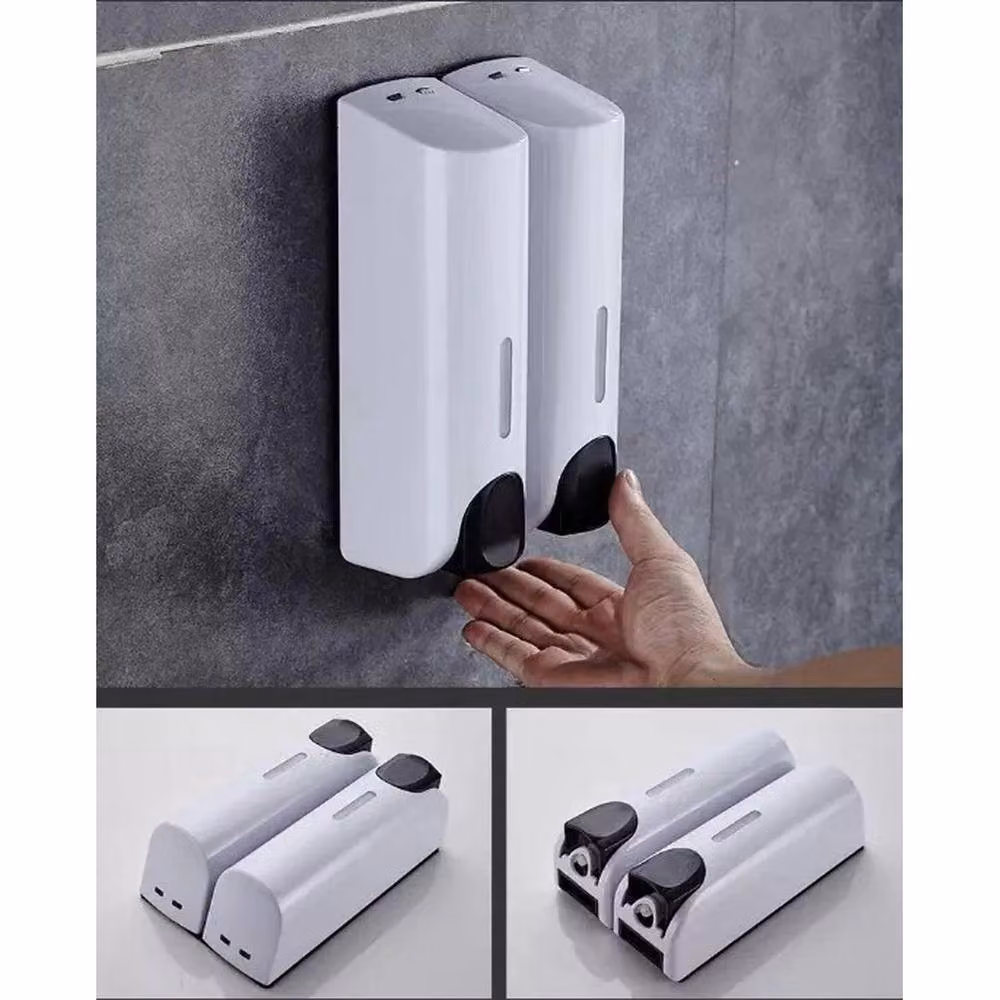 SPETLEK Wall Mounted Refillable Liquid Soap Dispenser with Pump, White – 4