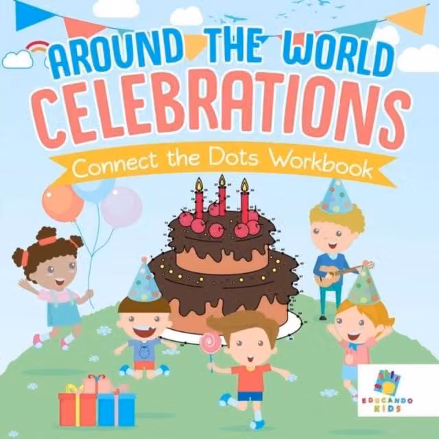 Educando Kids Around the World Celebrations Connect the Dots Multicolour Paperback Workbook