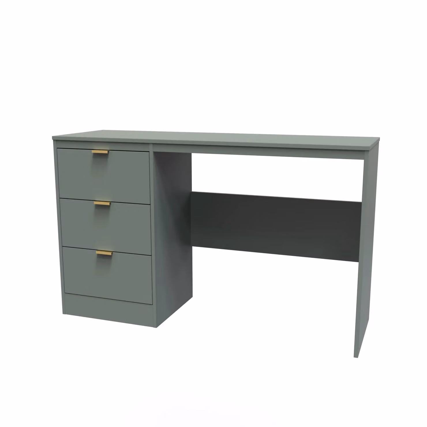 Ready Assembled 2 U Denver 3 Drawer Desk in Pale Green – 2