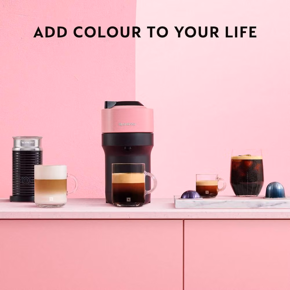 Nespresso Vertuo Pop Capsule Coffee Machine - Pink – 2