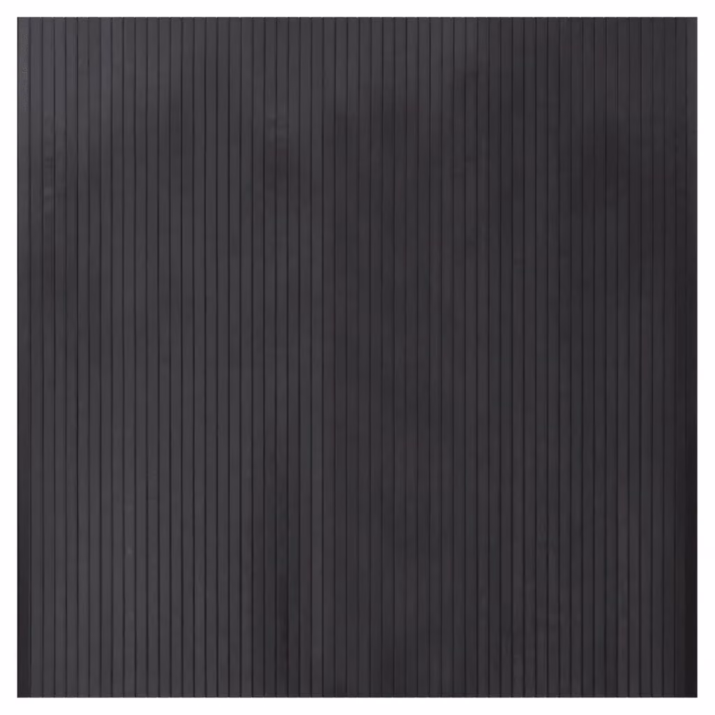 Berkfield Home Square Bamboo Rug in Grey, 100 x 100 cm – 2