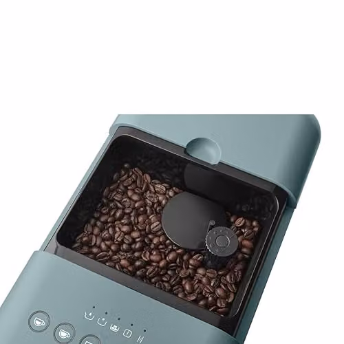 Smeg BCC13EGMUK Bean to Cup Coffee Machine with Integrated Milk System, 1350W, Green, W: 33.6 cm, D: 18.0 cm, H: 43.3 cm – 2