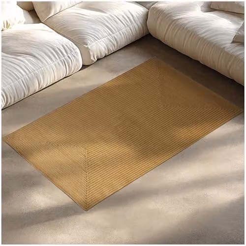 tectake Woven Jute-Look Boho Area Rug, Weather-Resistant Polypropylene Carpet for Indoor and Outdoor Use, W/L: 80 x 150 cm – 1
