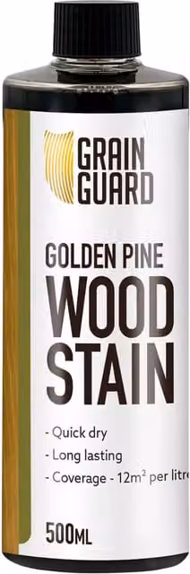 Grain Guard Water Based Wood Stain in Gold, Brown and Yellow Pine, 0.5 l