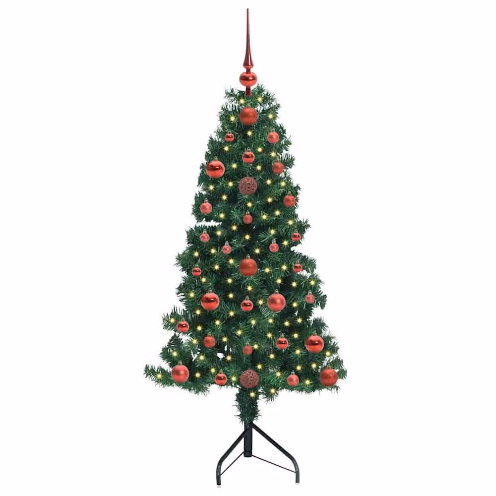 Berkfield Home Green Freestanding Artificial Christmas Tree, Height: 120 cm – 3