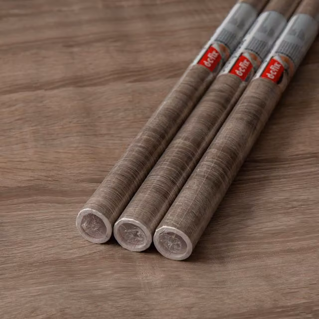 dc fix Sonoma Truffel Self Adhesive Vinyl Wrap for Kitchen Doors and Worktops, Brown/Grey, W: 67.5 cm, L: 2 m (Pack of 3)