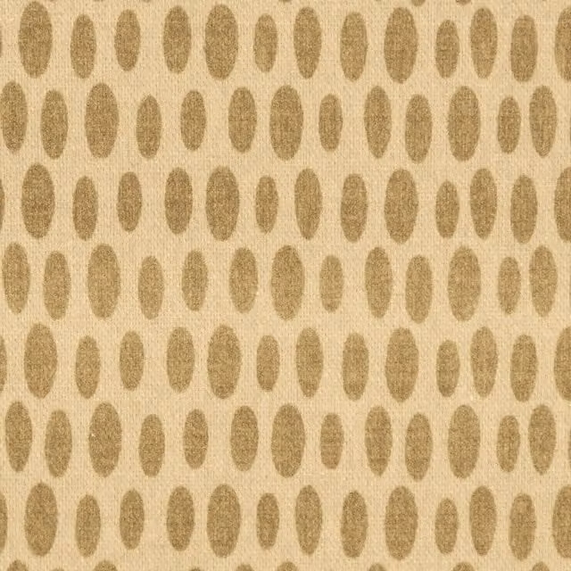 Ante Decor Mercury Sandcastle Dotted Cotton Fabric in Beige