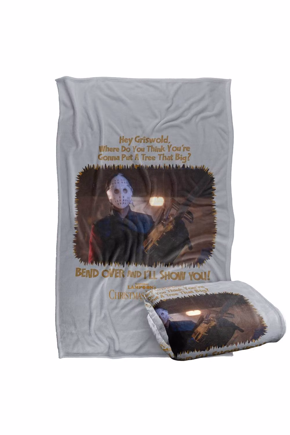 Warner Bros. Christmas Vacation Bend Over Silky Touch Super Soft Fluffy Throw Blanket, Extra Large, Multicolour – 2