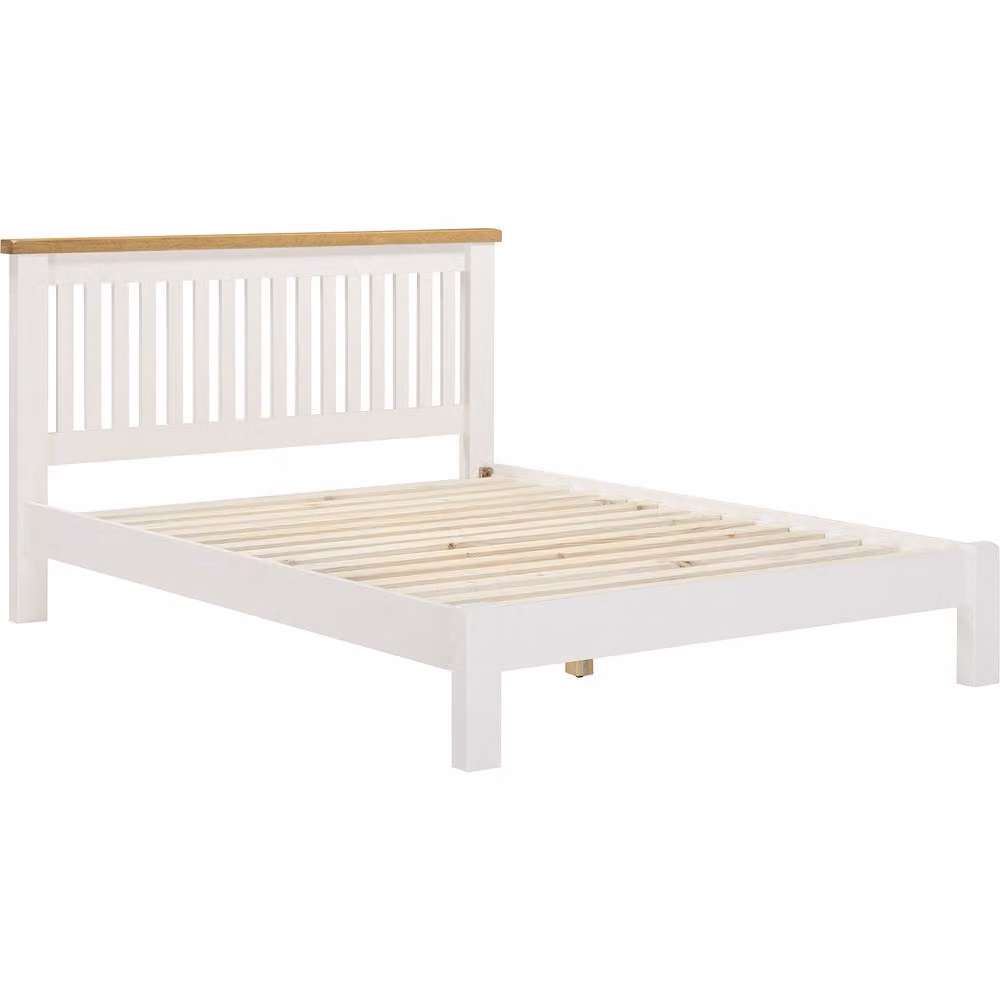 Seconique Windsor Low Foot End Bed in Ivory, King Size, W/D/H: 180 x 200 x 106.5 cm – 2