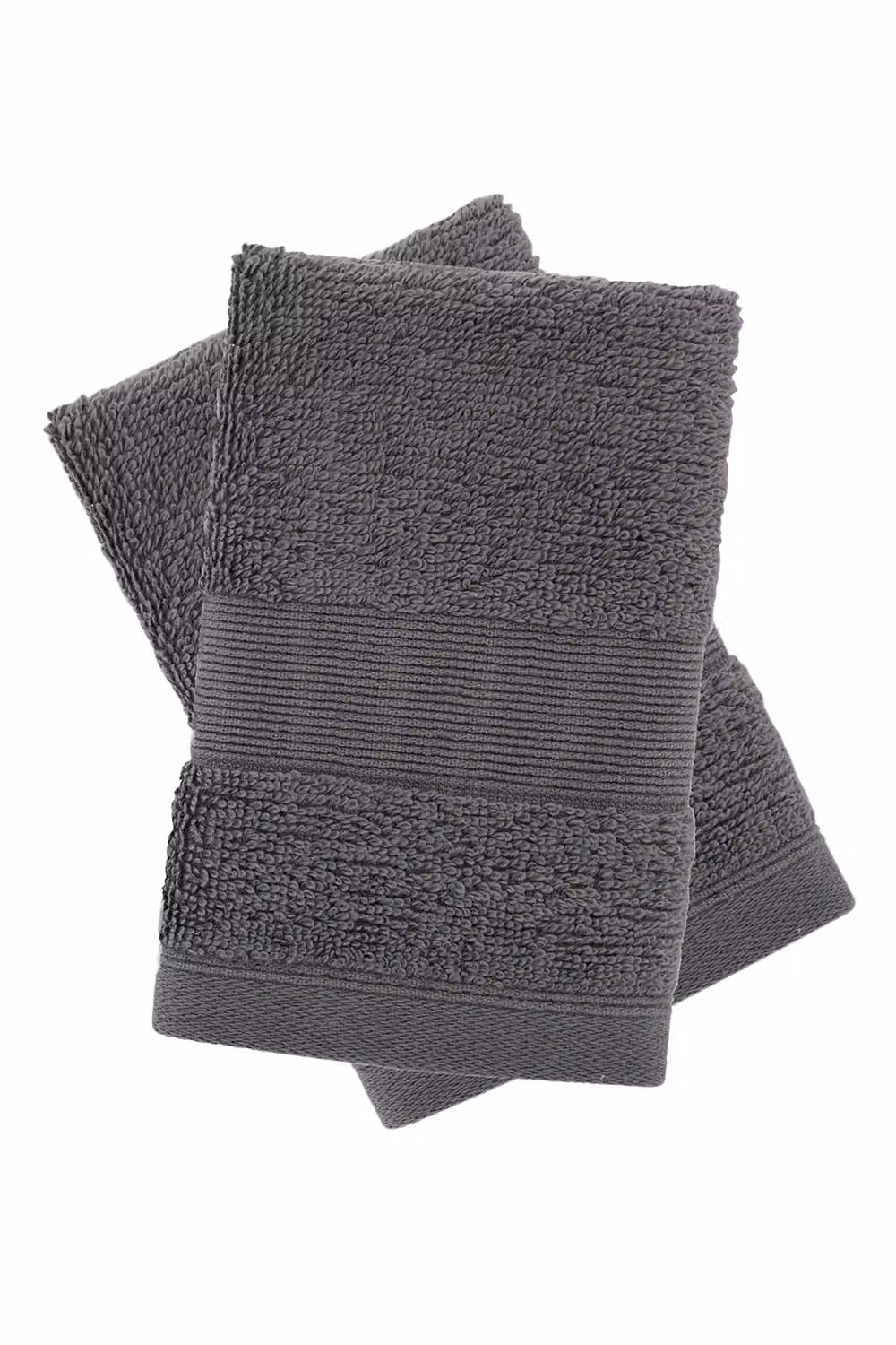 Catherine Lansfield Fluffy Cotton Towels in Grey – 3