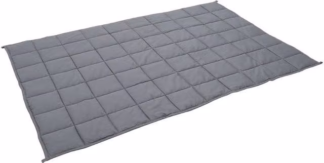 Living and Home Grey Weighted Blanket for Adults, 9.1 kg, W: 155 cm x L: 200 cm – 1