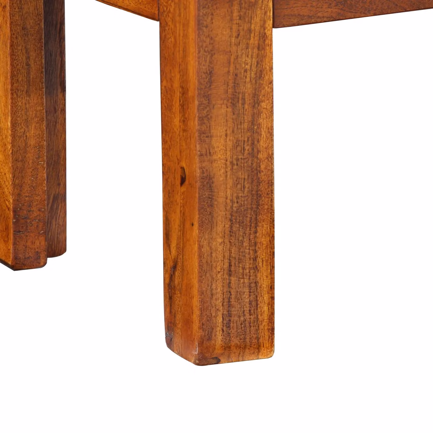 Berkfield Home Acacia Wood Side Table in Brown, W/D/H: 40 x 30 x 36 cm – 4