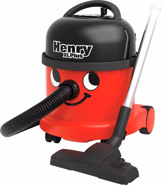 Henry XL Plus Bagged Cylinder Vacuum Cleaner in Red with Pet Hair and Hard Floor Nozzle