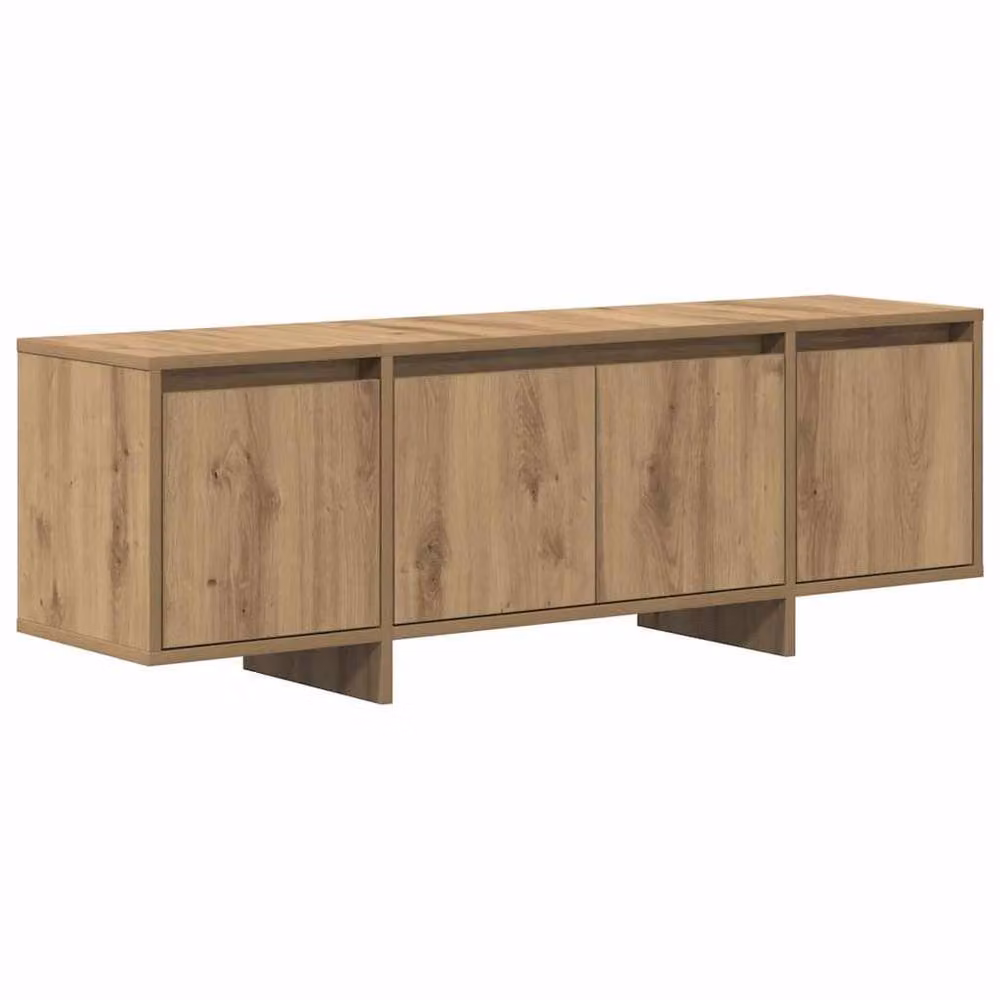 Berkfield Home Artisan Oak TV Cabinet in Brown, W/D/H: 120 x 30 x 40.5 cm – 3