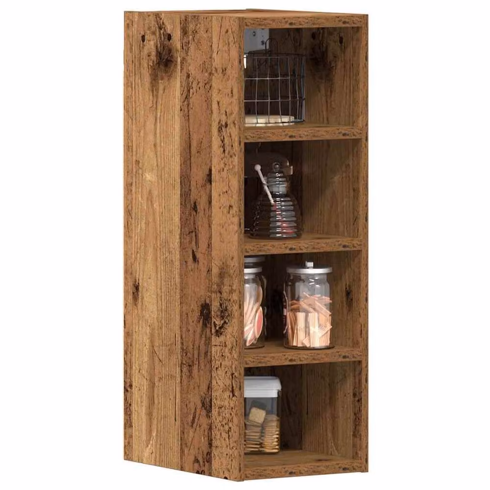 Berkfield Home Wall Mounted Hanging Cabinet in Old Wood Brown, W/D/H: 20 x 29.5 x 60 cm – 2