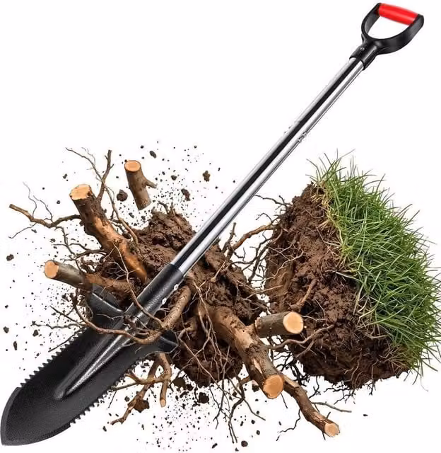 FLAVORA Garden Gear Root Razr Multipurpose Shovel and Root Cutter in Black – 1