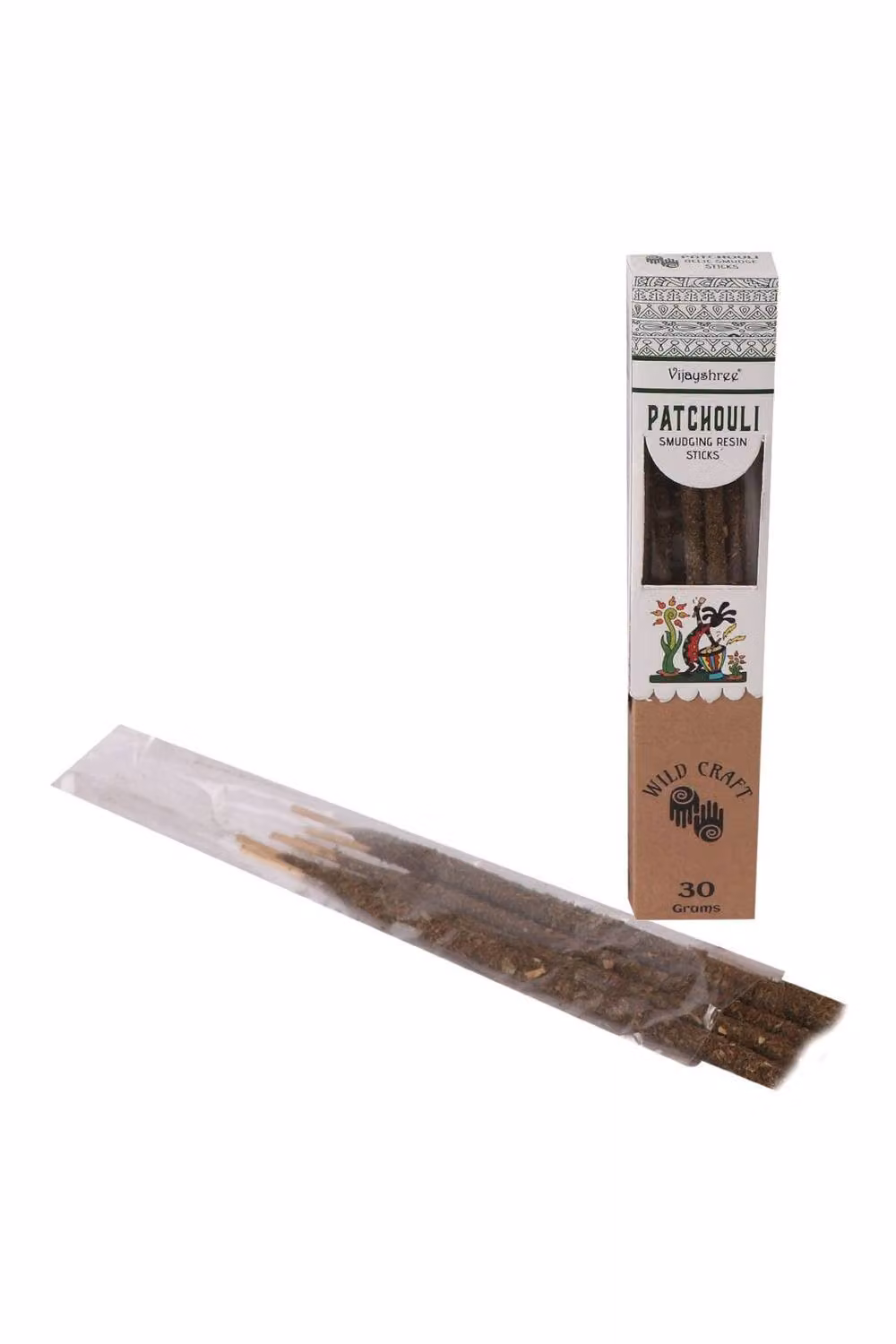 KDMD Golden Patchouli Smudging Resin Sticks for Meditation and Relaxation, 30g, Brown – 2