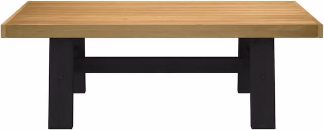 Berkfield Home NOAIN Decorative Solid Wood Coffee Table in Brown, W/D/H: 120 x 60 x 40 cm