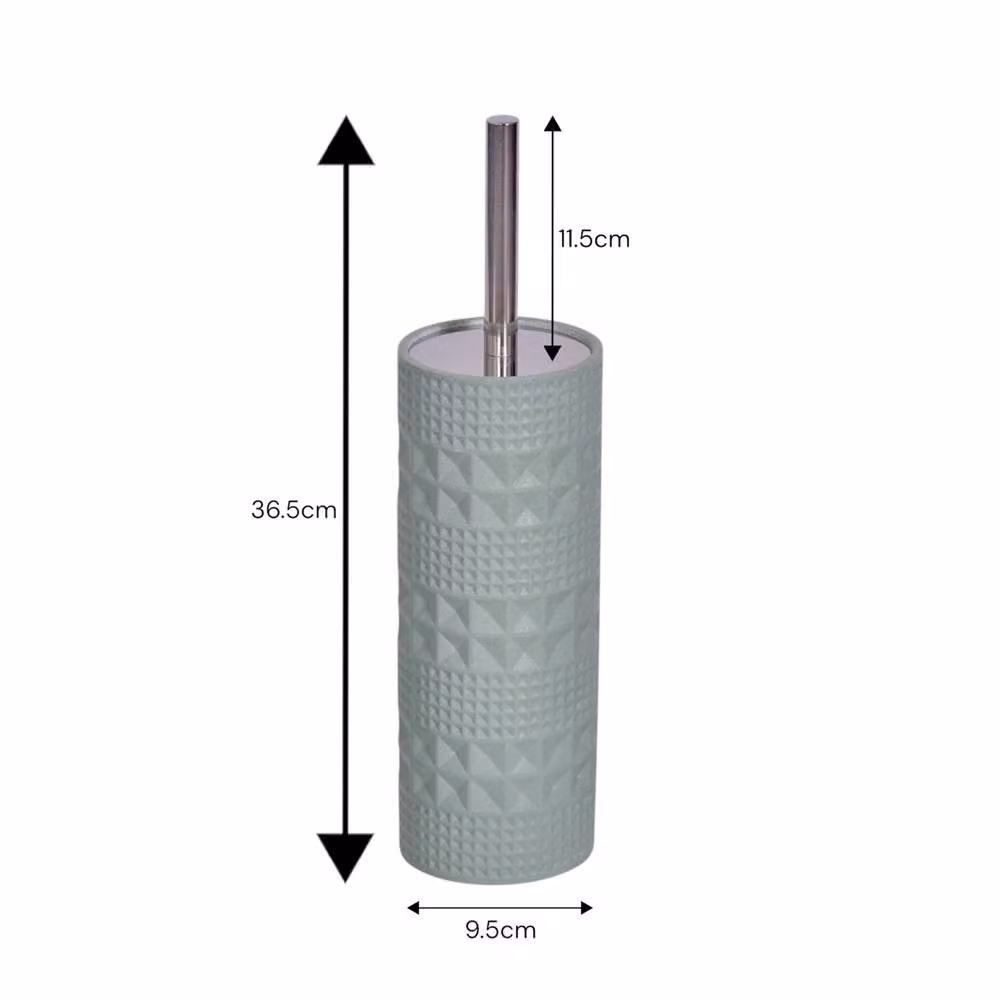 Showerdrape Maison 4 Piece Bathroom Accessory Set in Soft Green or White Shimmer – 3