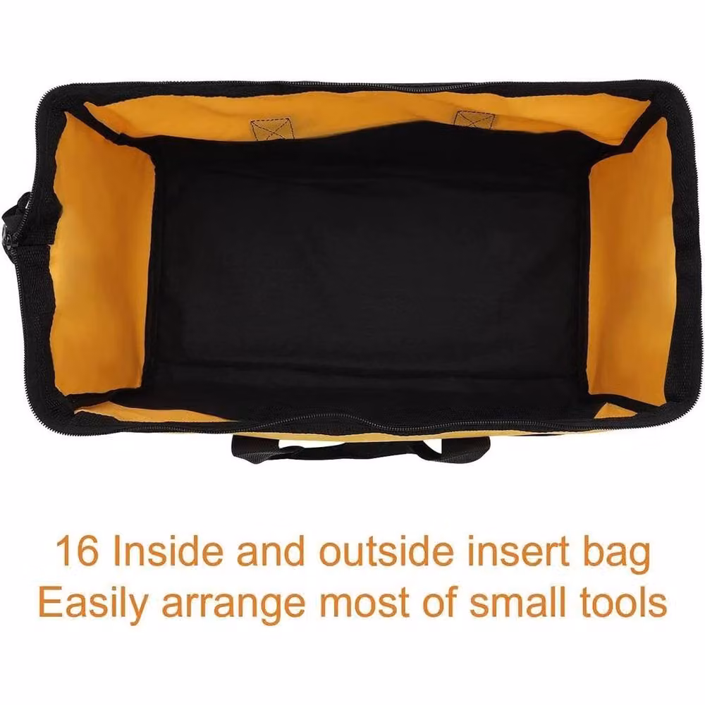 Havendro Multi-Use Textile Tool Bag with Strap, Black, W: 40.64 cm, D: 40.64 cm, H: 21.0 cm – 5