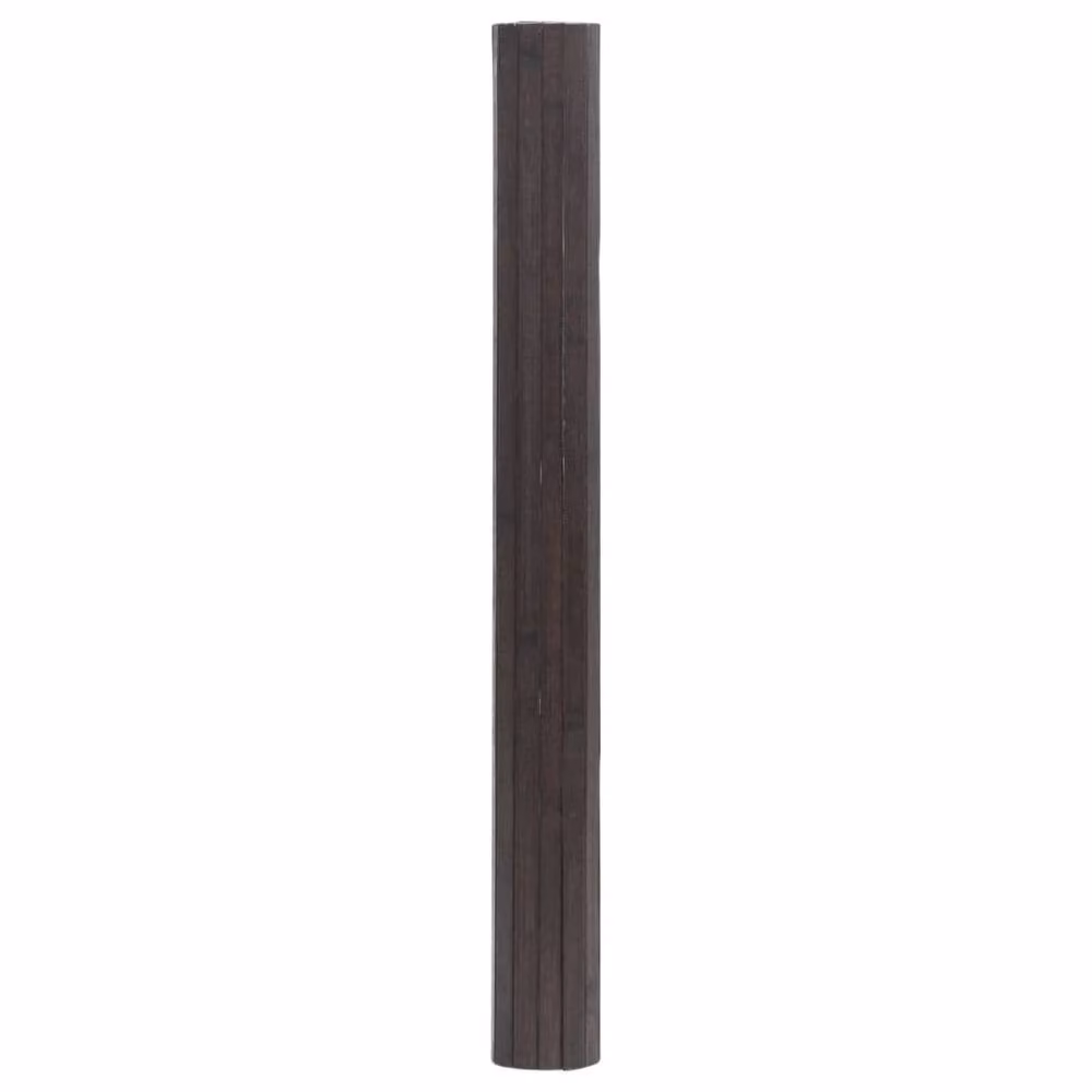 Berkfield Home Rectangular Bamboo Rug in Brown, W: 60 cm, L: 200 cm – 2