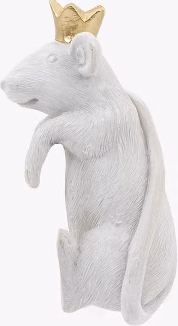 Perch & Parrow Milo Mouse Pot Hanger, Set of Two, White