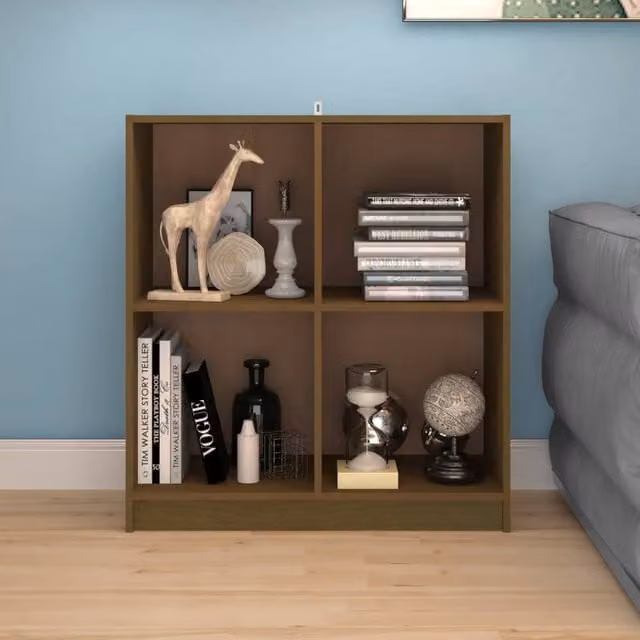 Berkfield Home Honey Brown Solid Pinewood Sideboard W/D/H: 70 x 33 x 76 cm – 1