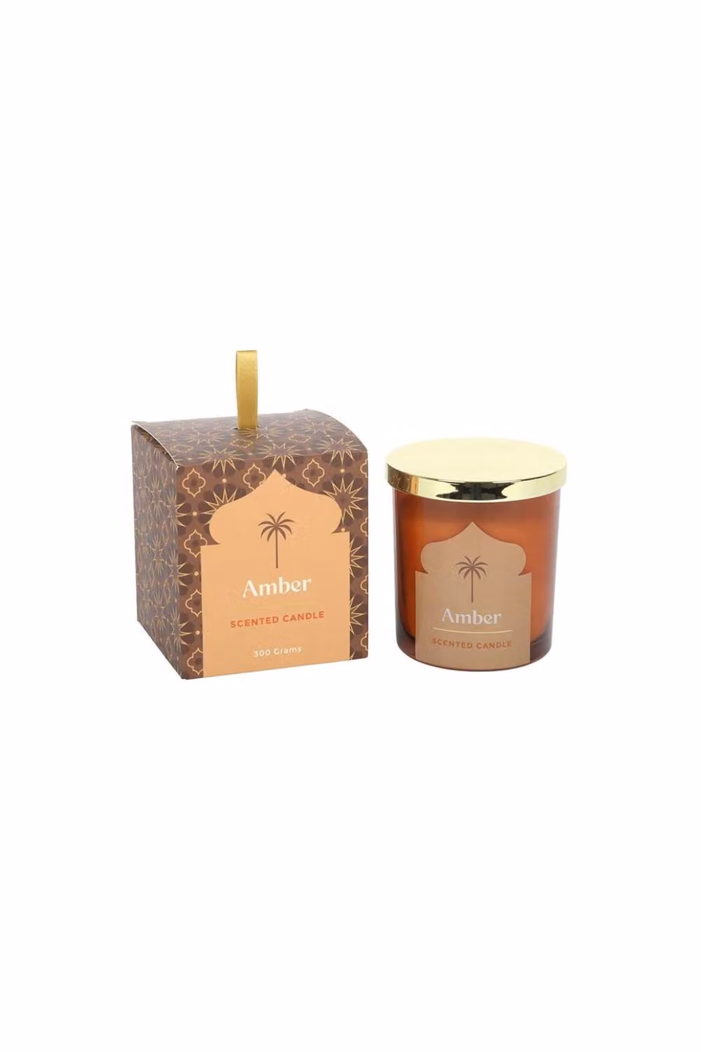 KDMD Arabian Nights Amber Scented Candle, 52H Oriental Luxury Home Fragrance in Brown – 2