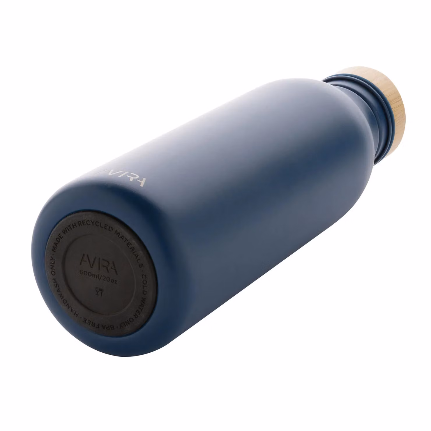 Avira Alcor Blue Stainless Steel Water Bottle with Bamboo Lid, 600 ml – 2