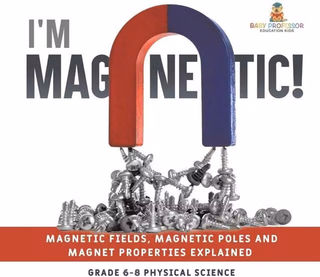 Baby Professor I'm Magnetic: Magnetic Fields, Magnetic Poles and Magnets Multicolour Educational Book