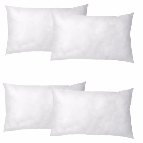 KDMD White Rectangular Inner Cushion, W/D/H: 50 x 30 x 30 cm