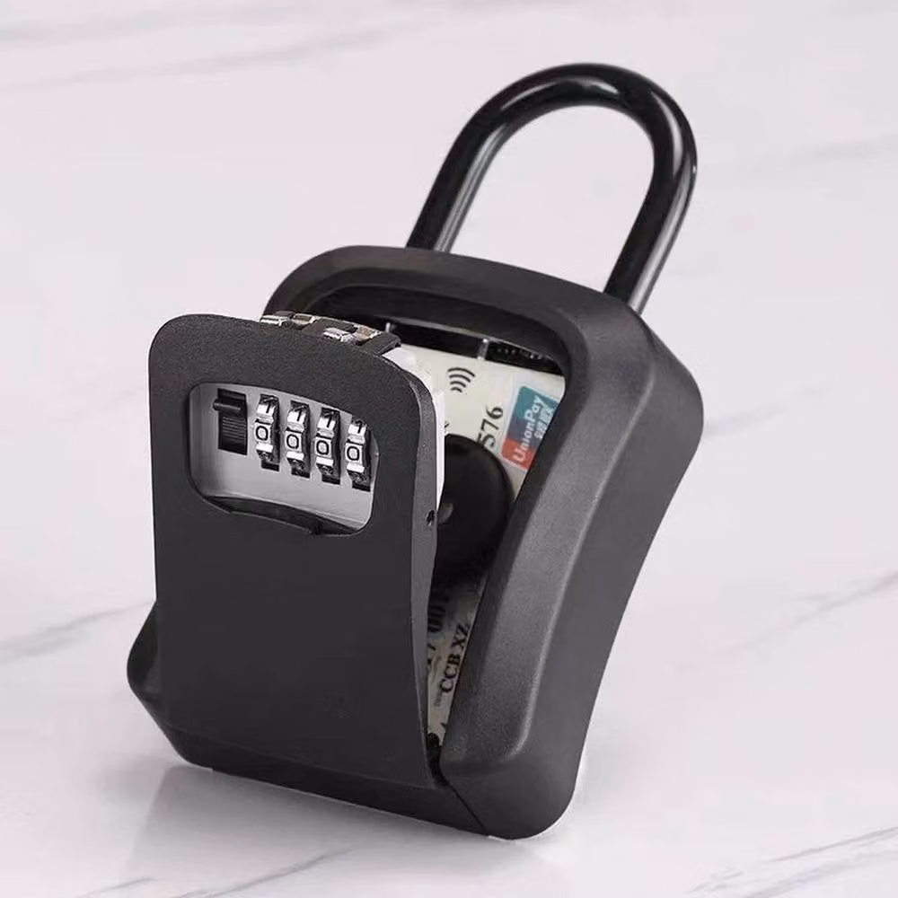 Kelvenix Black Steel Outdoor High Security Wall Hanging Combination Key Safe Box – 2