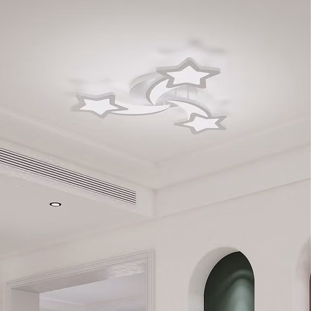 Komore Shooting Star LED Ceiling Light, White, 45W