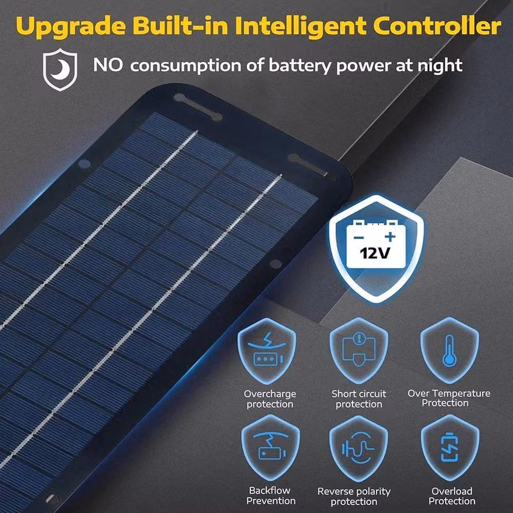 SPETLEK 100W Solar Panel Kit with 30A Battery Charger and Controller, Black, W: 1000 cm, H: 52 cm – 3