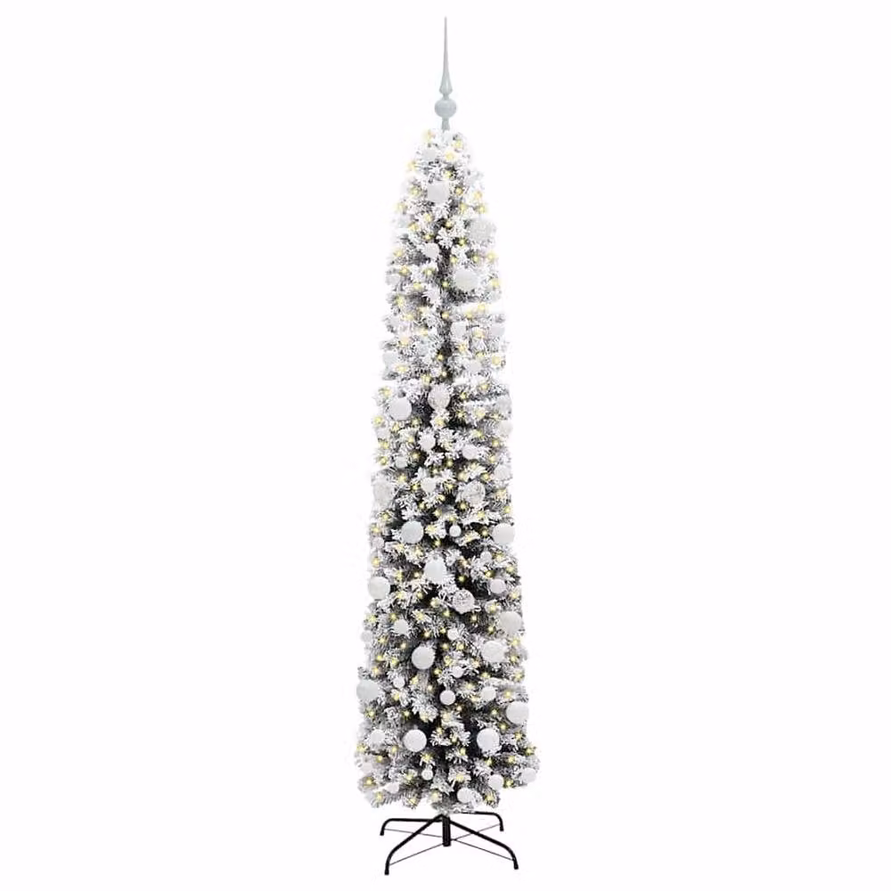 Berkfield Home Artificial Christmas Tree with 300 LEDs and Stand, Green, Height: 180 cm – 3