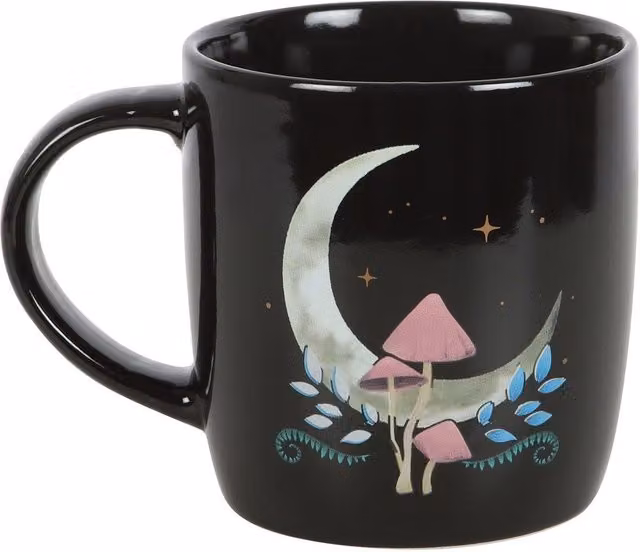 Something Different Mystical Moon Ceramic Mug in Black – 1