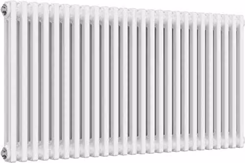 Bathroom Kingdom Colona White Double Column Horizontal Traditional Steel Radiator W/H: 60.0 x 119.0 cm – 1