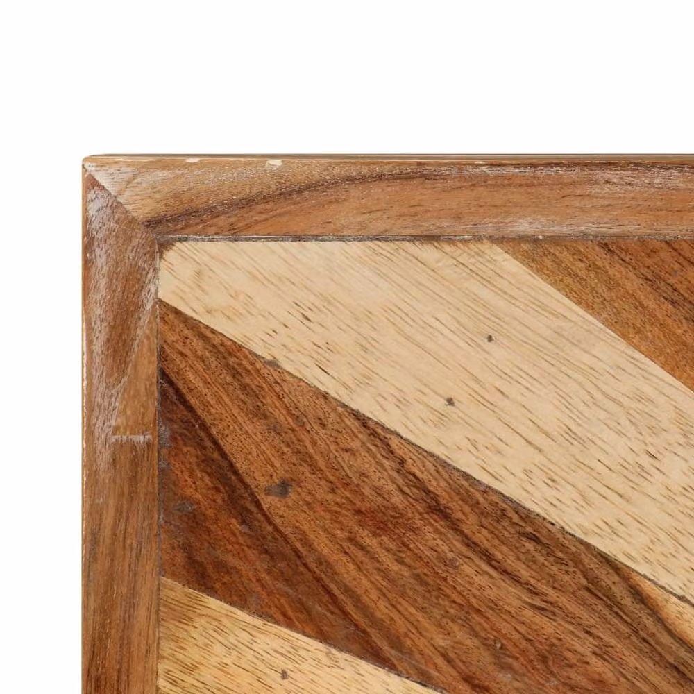 Berkfield Home Beautiful Coffee Table in Brown Solid Mango Wood W/D/H: 90 x 55 x 36 cm – 4