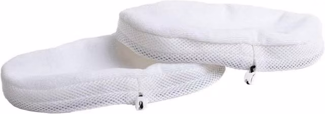 VOGREX 2 Pack 9-in-1 Steam Mop Pads in White