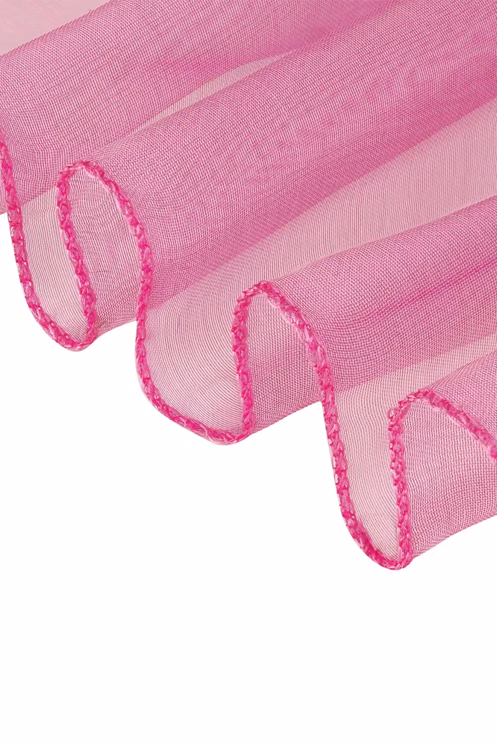 Neel Blue Organza Chair Sashes in Pink, 17 cm x 280 cm – 2