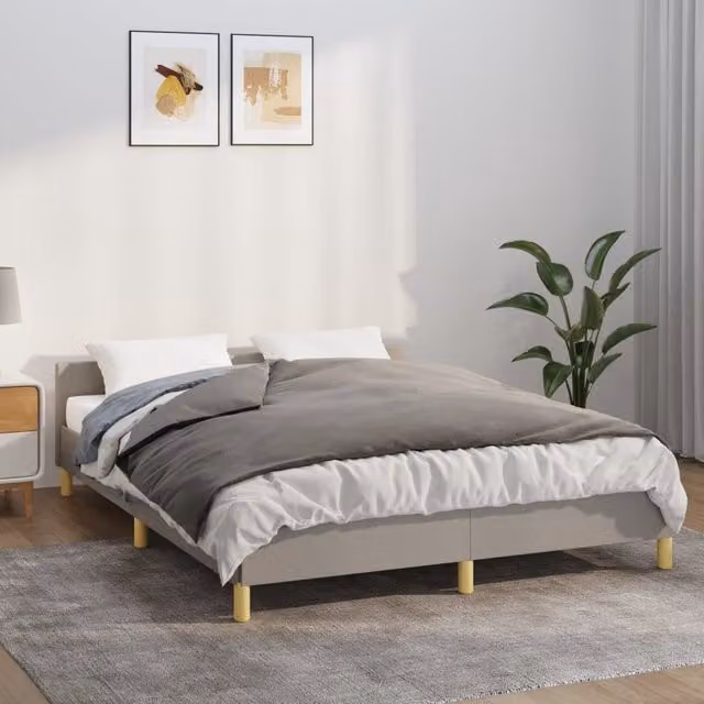 Berkfield Home Weighted Blanket with Removable Grey Cotton Cover, 6 kg, W: 135 cm, D: 200 cm – 1